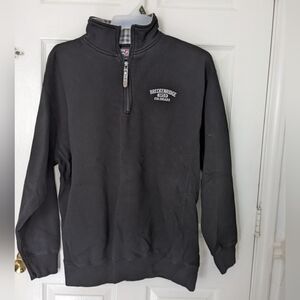 Outfitters Trading Co. Men's Black Zip-Up Sweater